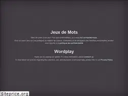 Sites similar to jeuxdemots.ca