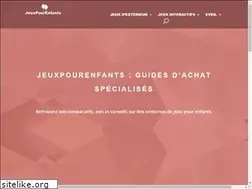 Sites similar to jeuxpourenfants.net