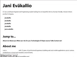 Sites similar to jevakallio.dev