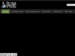 Sites similar to jeveuxsauverlaplanete.fr