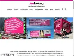 Sites similar to jewbelong.com