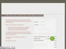 Sites similar to jewishcemetery.co.za