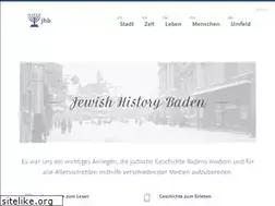 Sites similar to jewishhistorybaden.com