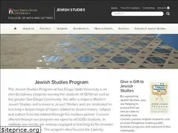 Sites similar to jewishstudies.sdsu.edu