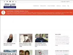 Sites similar to jewishtestimonies.com