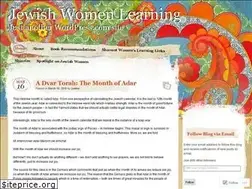 Sites similar to jewishwomenlearning.wordpress.com