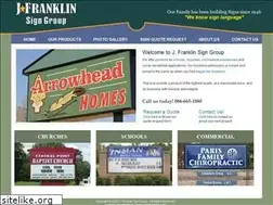 Sites similar to jfranklinsigns.com
