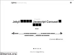 Sites similar to jgtonys.github.io