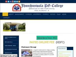 Sites similar to jhunjhunwalapgcollege.in