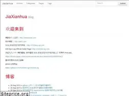 Sites similar to jiaxianhua.github.io
