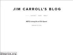 Sites similar to jimcarrollsblog.com