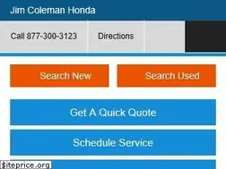Sites similar to jimcolemanhonda.com