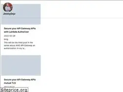 Sites similar to jimmydqv.com