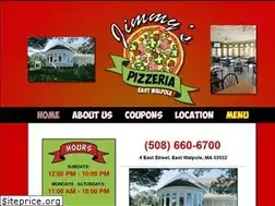 Sites similar to jimmyspizzawalpole.com