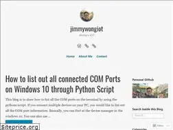 Sites similar to jimmywongiot.com