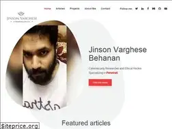 Sites similar to jinsonvarghese.com