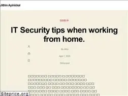 Sites similar to jithin.dev