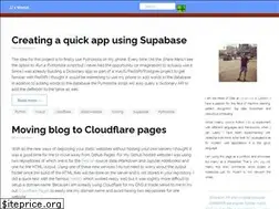 Sites similar to jitsejan.com