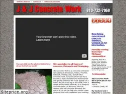 Sites similar to jjconcretework.com