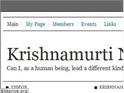 Sites similar to jkrishnamurti.ning.com