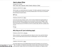 Sites similar to jlelse.blog