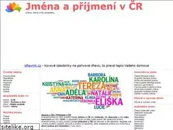 Sites similar to jmenaprijmeni.cz