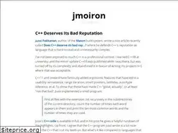 Sites similar to jmoiron.net