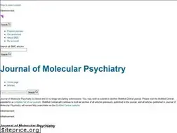 Sites similar to jmolecularpsychiatry.com