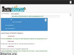 Sites similar to jntuforum.com
