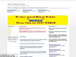 Sites similar to jntuworldhelp.blogspot.com