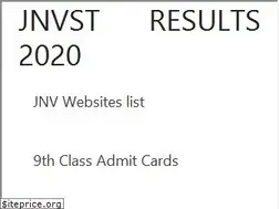 Sites similar to jnvstresults.com