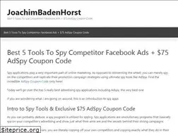Sites similar to joachimbadenhorst.com