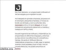 Sites similar to joanballestermoragues.com