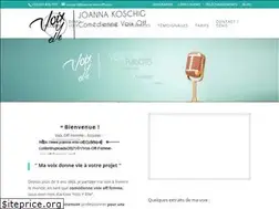 Sites similar to joanna-voix-off.com