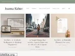 Sites similar to joannarahier.com