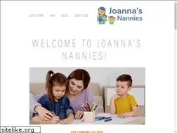 Sites similar to joannasnannies.com