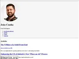 Sites similar to joaocunha.github.io