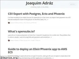 Sites similar to joaquimadraz.com