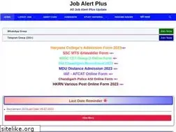 Sites similar to jobalertplus.com