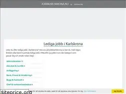 Sites similar to jobbkarlskrona.nu