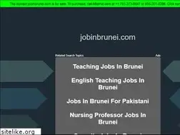 Sites similar to jobinbrunei.com