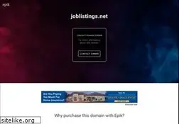 Sites similar to joblistings.net