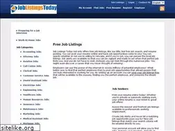 Sites similar to joblistingstoday.com