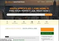 Sites similar to joblistsouthafrica.com