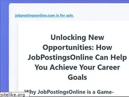 Sites similar to jobpostingsonline.com
