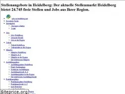 Sites similar to jobs-in-heidelberg.net