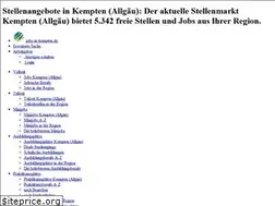 Sites similar to jobs-in-kempten.de