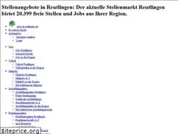Sites similar to jobs-in-reutlingen.de