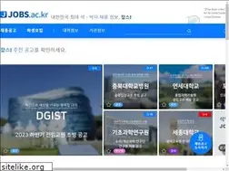 Sites similar to jobs.ac.kr