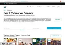 Sites similar to jobs.goabroad.com